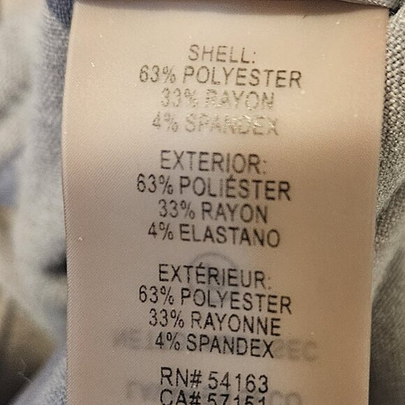 Light gray Calvin Kelin Women's dress pants, 22W - Picture 3 of 4